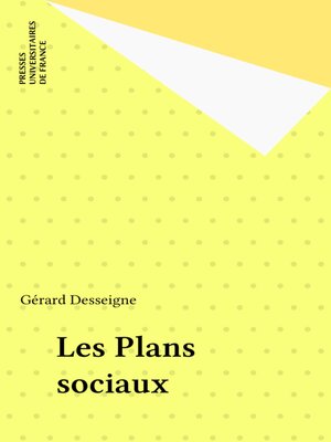 cover image of Les Plans sociaux